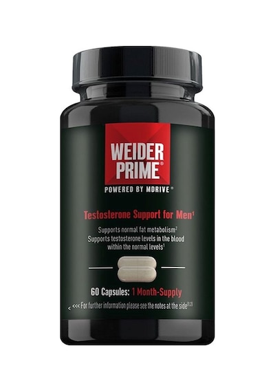 Weider Prıme Testo Booster For Men Dım+ Ksm66 60 Caps Erkeklere