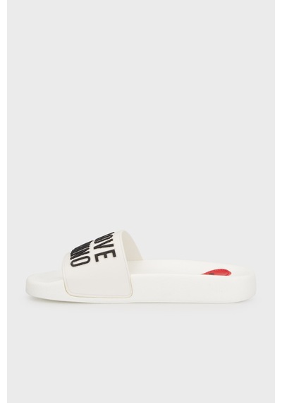 Love Moschino Bayan Terlik Ja28052g1mı14100 Beyaz Beyaz