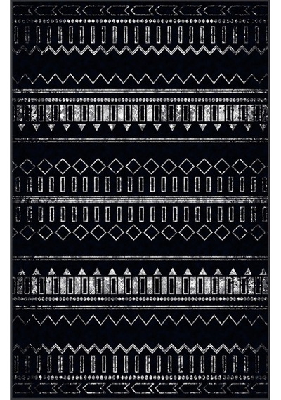 Rovigo Home Dijital Baskı Yıkanabilir Kaymaz Taban Salon Halısı RVG0112-SD1172 Çok Renkli