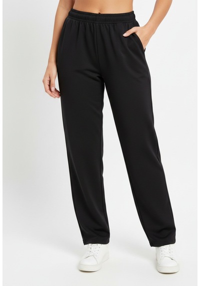 Tek Alt Siyah Unisex Doktor Ve Hemşire Forması Scrubs Likralı Pantolon