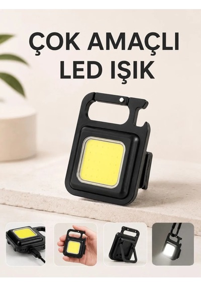 Kamp Işığı Çok Fonksiyonlu Taşınabilir Anahtarlık Kapak Açma Manyetik Özelliği standart