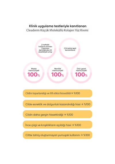 Küçük Moleküllü Kolajen Yüz Kremi Small Molecule Collagen Elasticity Cream