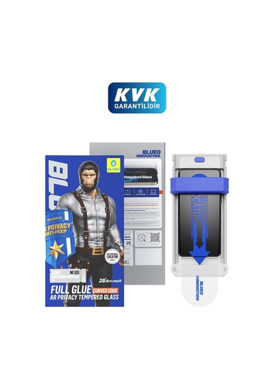 Delux Serisi Kavisli Gizlilik Aksesuar BlueoApple iPhone Uyumlu 18 Pro Max Ar Privacy 3d Curved Hot Bending