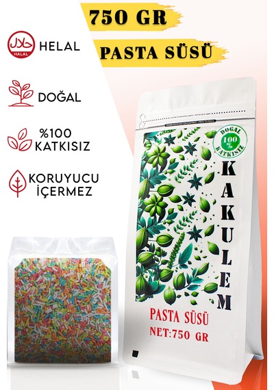 Kakulem Yenilebilir Renkli Pasta Süsü 750 G
