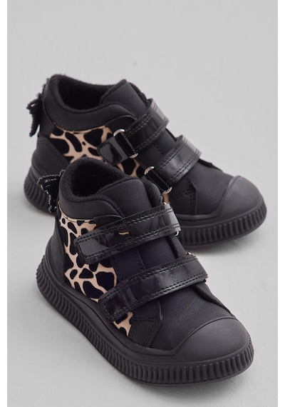 Tonny Black Esnek Termo Taban Çift Cırtlı Şerit Desenli Çocuk Unisex Siyah Leopar Spor Kısa Bot Tbrzn015 Siyah Leopar Tonny Black Esnek Termo Taban Çift Cırtlı Şerit Desenli Çocuk Unisex Siyah Leopar Spor Kısa Bot Tbrzn015 Siyah Leopar