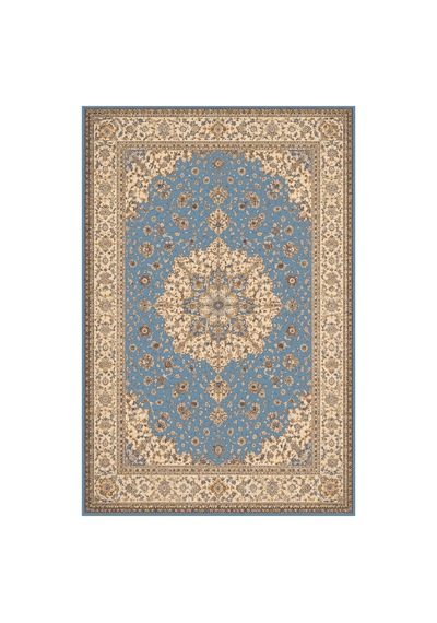 Kartela Halı Aro Halı Jüt Taban Dokuma Halı Mavi - 200 X 300 Cm