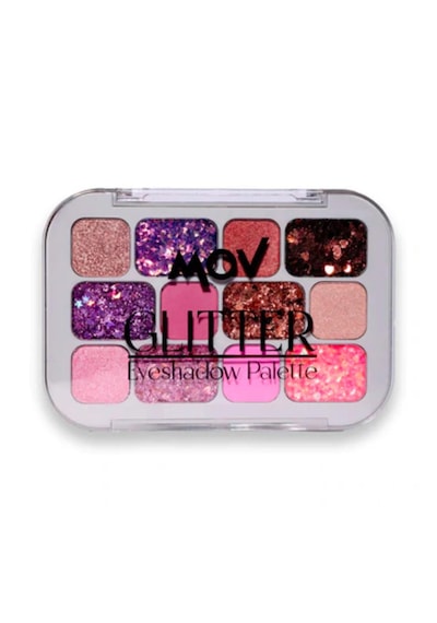 Mov 12 Li Glitter Far Paleti No:03 Yarı Mat & Işıltılı Toz Farlar 03