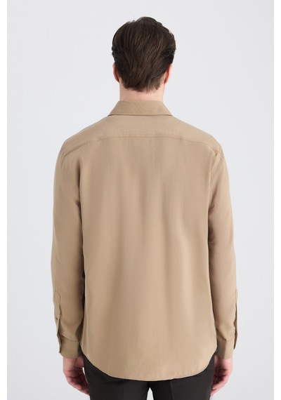 D'S Damat Ds Damat Comfort Vizon Düz Gömlek 5hc02kc01327m Çok Renkli