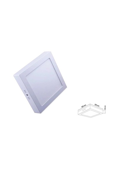 Ac Aydınlatma 18 W Sıva Üstü Kare Led Panel 3200k Sarı Işık