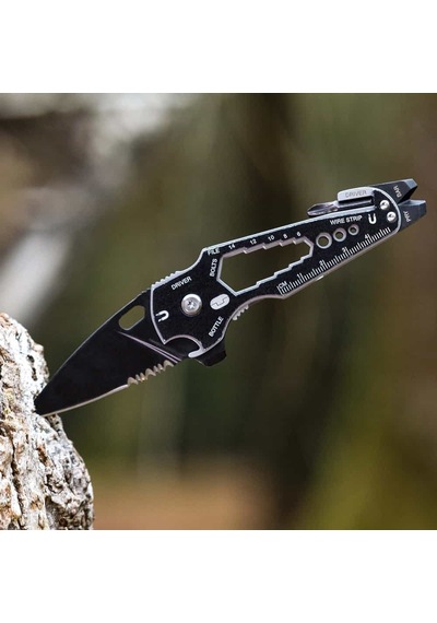 True Utılıty Smartknife Çok Amaçlı Kamp Çakı Tu 6869 Gümüş - Siyah