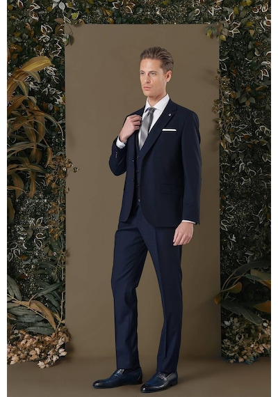 Efor Tk 887 Slim Fit Lacivert Klasik Takım Elbise Lacivert Efor Tk 887 Slim Fit Lacivert Klasik Takım Elbise Lacivert