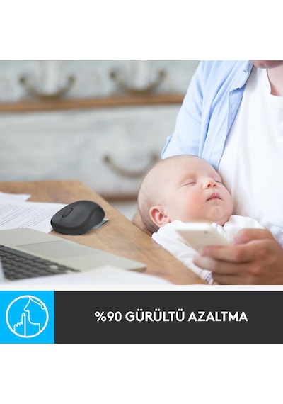 Logitech M221 Sessiz Kablosuz Optik Mouse