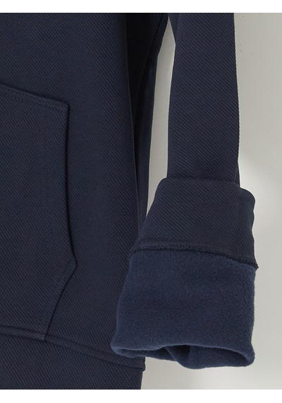 LC Waikiki Lc Waıkıkı Lacivert Kapüşonlu Erkek Fermuarlı Sweatshirt