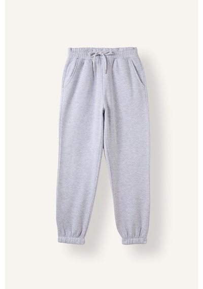 Defacto Okula Dönüş Jogger Fıt Basıc Düz Kalın Sweatshirt Kumaşı Pantolon F9622ax26wngr93 Gri-gr93