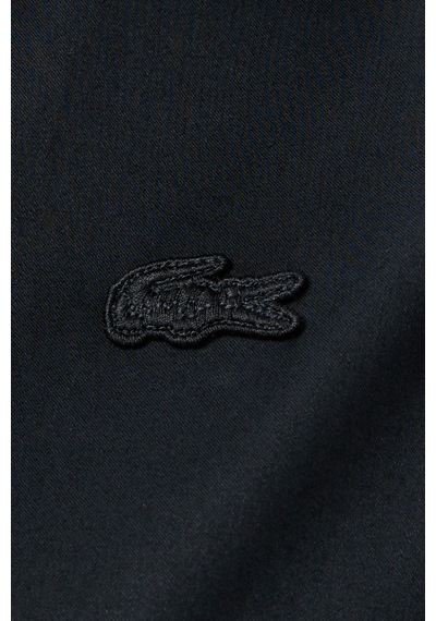 Lacoste Womens Regular Fit Black Shirt Standart Kesim Yarım Kollu Çıtçıt Düğmeli Kadın Gömlek Siyah