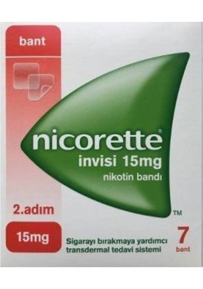 Invisi 2.Adım 15Mg Nikotin Bandı 7 Bant