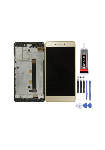 Türk Telekom Tt175 Uyumlu Lcd Ekran Çıtalı Gold Altın + Montaj Kiti