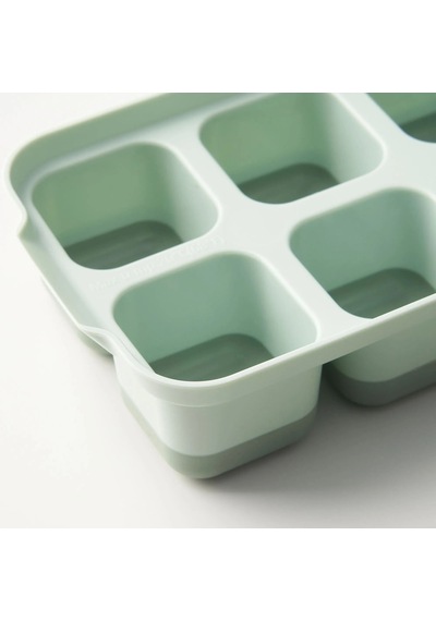 Ikea Spjutrocka Kapaklı 2'li Buz Kalıbı 20 X 8 X 3 Cm Açık Bej / Açık Yeşil