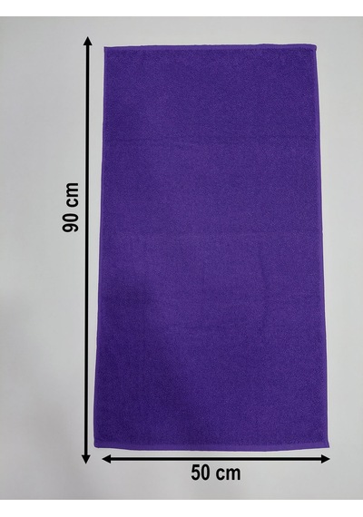 12'li Mor Kuaför Berber Havlusu 50 x 90 CM Profesyonel Saç Havlusu Ekonomik Set