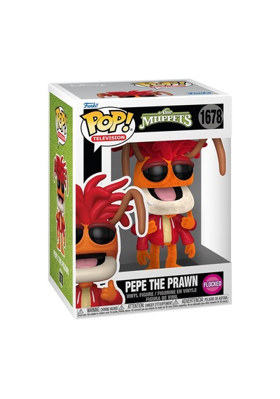 Funko Pop Tv: The Muppets - Pepe The Prawn - Flocked - Koleksiyo