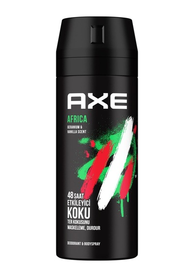 Axe Erkek Deodorant Sprey Africa 150 Ml - 5 Adet Tarı