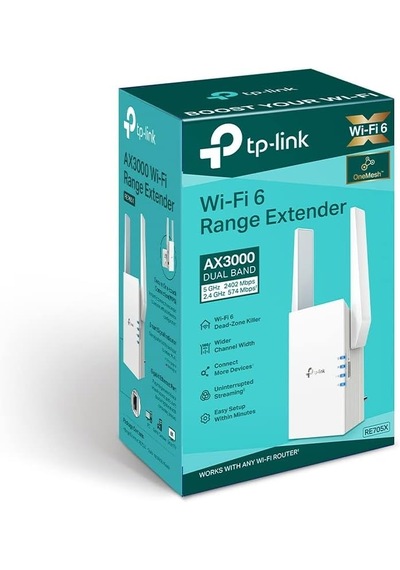 Tp-link Re705x, Ax3000 Mbps Wi-fi 6 Menzil Genişletici, Geniş Ban
