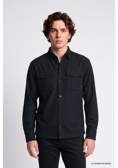 Lee Pamuklu Regular Fit Erkek Gömlek Ceket L2620157003 Antrasit Lee Pamuklu Regular Fit Erkek Gömlek Ceket L2620157003 Antrasit