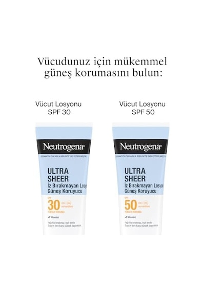 Ultra Sheer Nemlendirici Güneş Koruyucu Losyon Spf50 200 Ml 26456393