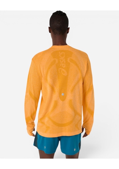 Asics Road Seamless Ls Top Erkek Sarı Uzun Kollu Tshirt 2011d356-800