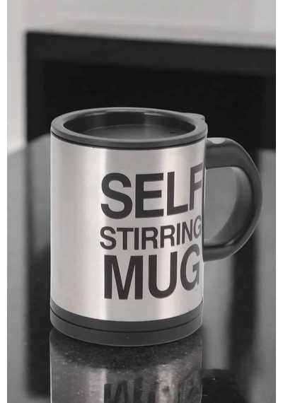 Northcity Self Stirring Mug Kupa - Karıştırıcı Özellikli Paslanmaz Çelik Termos