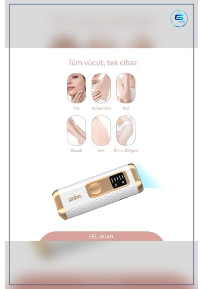 Ipl Lazer Epilasyon Aleti Buz Soğutmalı 5 Mod Lcd Ekranlı Tüm Vüc