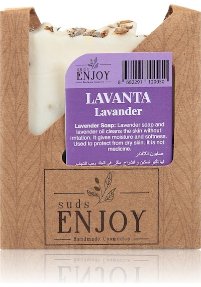 Suds Enjoy Doğal El Yapımı Saç Yüz ve Vücut Lavanta Sabunu 100 G