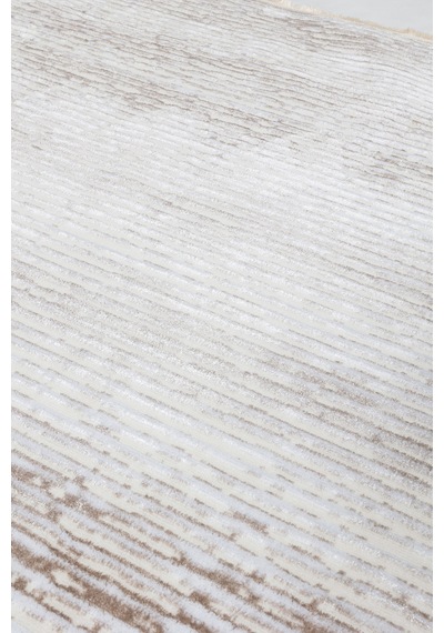 Classi Soft İnce Saten Bambu Halı Kaymaz Taban Yıkanabilir Modern Salon Mutfak Koridor Halısı Kahverengi