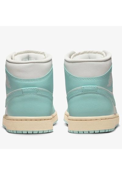 Nike Air Jordan 1 Mid Unisex Leather Sneaker Hakiki Deri Bilekli Günlük Spor Ayakkabı Yeşil Nike Air Jordan 1 Mid Unisex Leather Sneaker Hakiki Deri Bilekli Günlük Spor Ayakkabı Yeşil