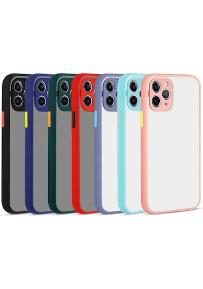 Apple Uyumlu iPhone 11 Pro Kılıf Zore Hux Kapak Kırmızı