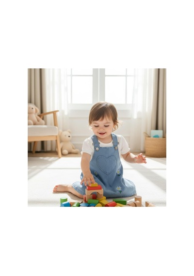 Altıntaş Baby Papatya Nakışlı Kalp Desenli Kot Görünümlü Pamuklu 2li Salopet Set Beyaz Mavi Beyaz Mavi Altıntaş Baby Papatya Nakışlı Kalp Desenli Kot Görünümlü Pamuklu 2li Salopet Set Beyaz Mavi Beyaz Mavi