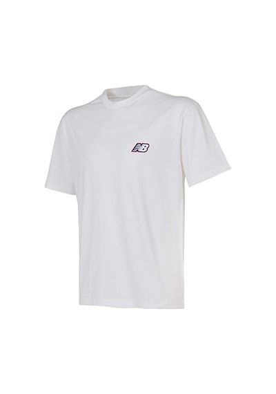 New Balance Lifestyle Erkek T-shirt Mnt1647-wt Beyaz