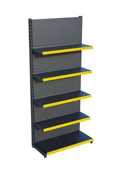 Market Rafı Ekonomik Duvar Ünitesi 40a/30 4 Antrasit Gri-40x60 Cm Beyaz