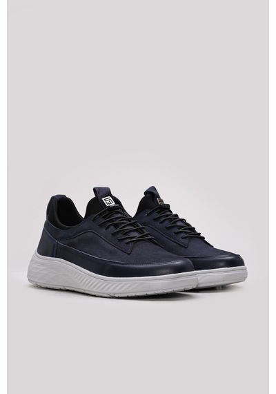Fast Step Hakiki Deri Erkek Casual Ayakkabı 166ma1003 Lacivert