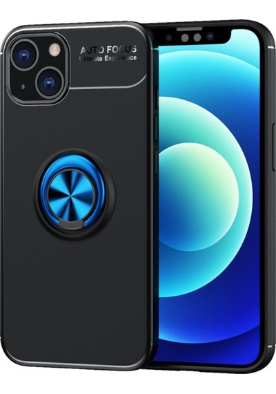 Apple Uyumlu iPhone 13 Kılıf Yüzüklü Magnetli Ravel Case (538651481)