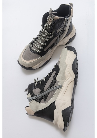Luvishoes Olıvıa Buz Siyah Multi Kadın Spor Bot Buz Gri - Siyah Luvishoes Olıvıa Buz Siyah Multi Kadın Spor Bot Buz Gri - Siyah