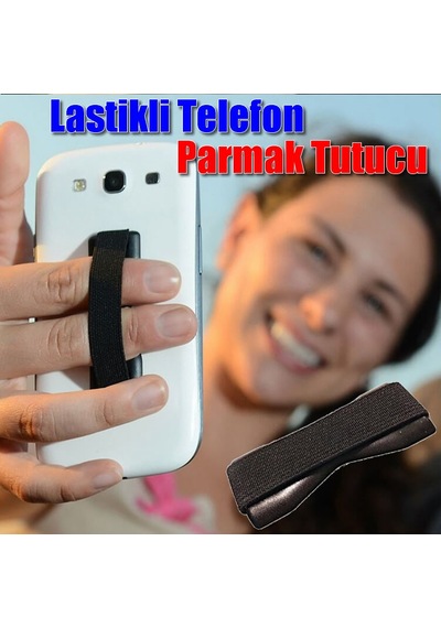 Cep Telefonu için Lastikli Parmak Tutucu