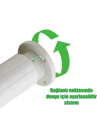 Jumbo Ayarlı Ayak 10 Cm Dolap, Mobilya, Mutfak Dolabı Ayağı 4 Adet Beyaz
