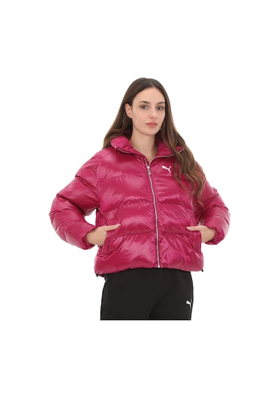 626514-45 Puma Shiny Puffer Jacket Kadın Mont Pembe 626514-45 Pembe