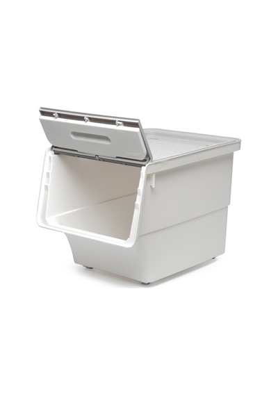 Technow Motek Freebox 12 Litre Gri Beyaz Gri Tekerlekli Organizer  2 Adet + Temizlik Seti