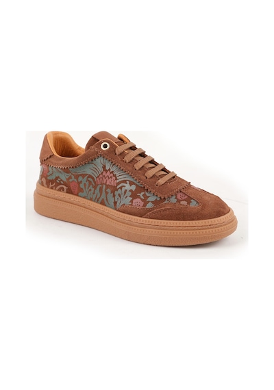 Mamma Mia Kadın Günlük Ayakkabı Hakiki Deri Süet Çiçek Desenli Goblen Kalın Taban Bağcıklı Sneaker 26y-700 Camel Mamma Mia Kadın Günlük Ayakkabı Hakiki Deri Süet Çiçek Desenli Goblen Kalın Taban Bağcıklı Sneaker 26y-700 Camel