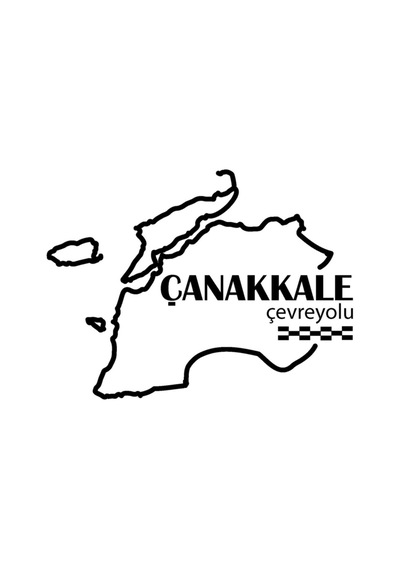 Çanakkale Çevreyolu Sticker 12 9 Cm