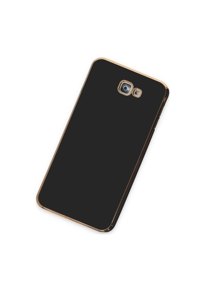 Samsung Galaxy Uyumlu , J7 Prime Kılıf Volet Silikon - Siyah