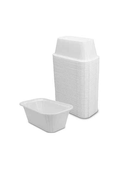Kafem Muffin Kek Kapsülü Baton Beyaz Ekler Boy 50li X 5 Paket - K40 Beyaz