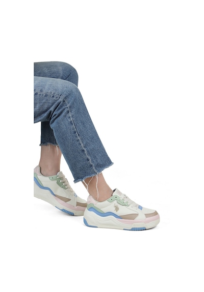 U.s. Polo Assn. Judy 4fx Memory Taban Cilt Kadın Sneaker 867800000624 14 Bej